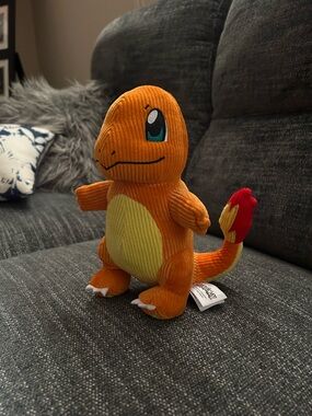 Limited Edition Select Corduroy Charmander Plushie Official Pokémon